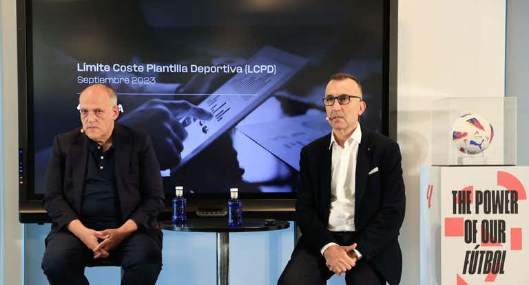 Presentación de los límites salariales de LaLiga para la temporada 2023/24.
