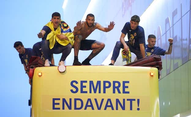 Capoue, en la celebración de la Europa League.
