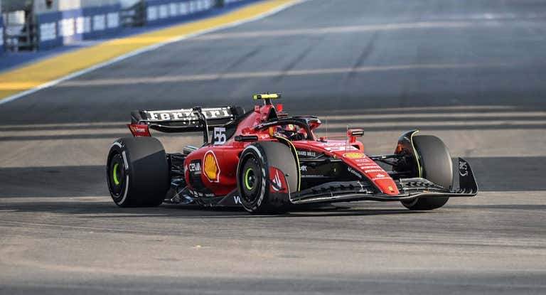 Carlos Sainz, en los libres 3.