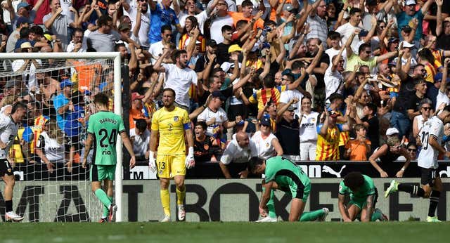 El Valencia pega Duro a un verdísimo Atlético