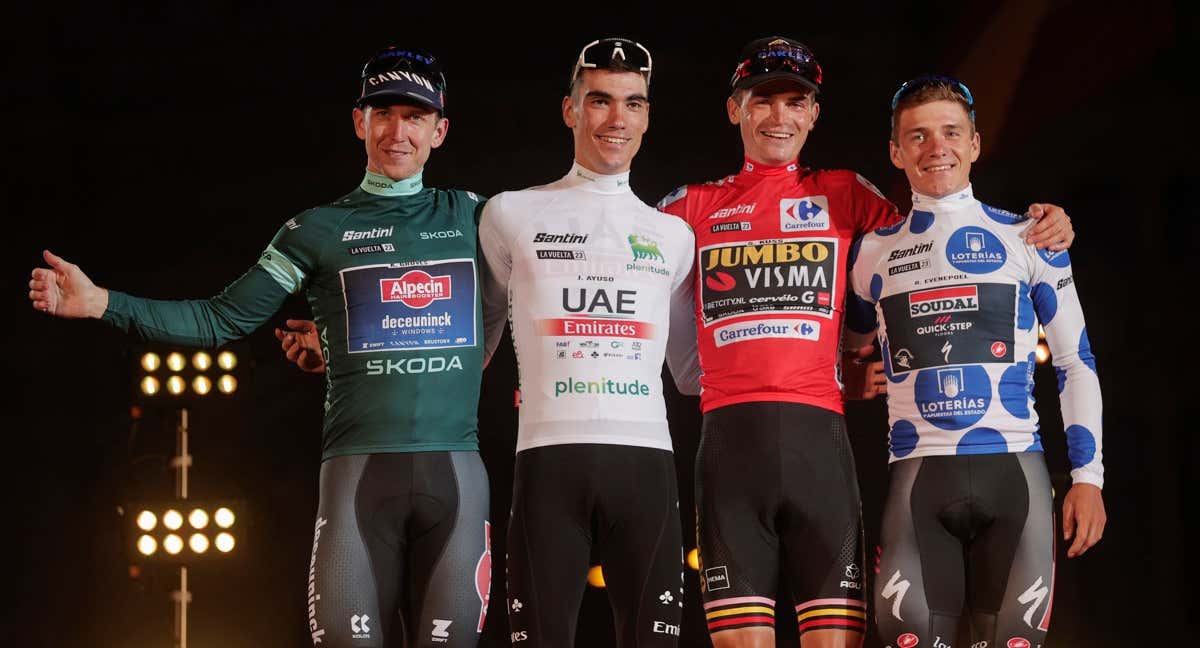 Todos los ganadores de la Vuelta a España 2023./EFE