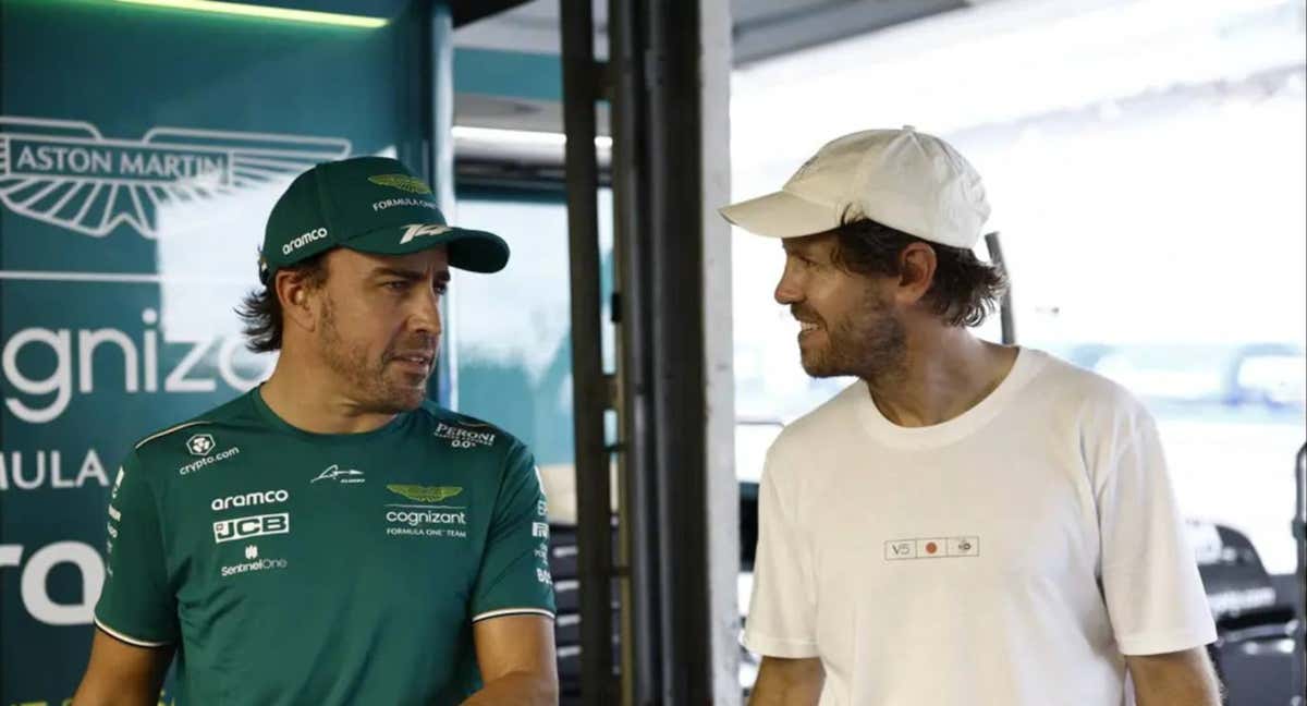 Alonso y Vettel, hoy, en Suzuka. /AM