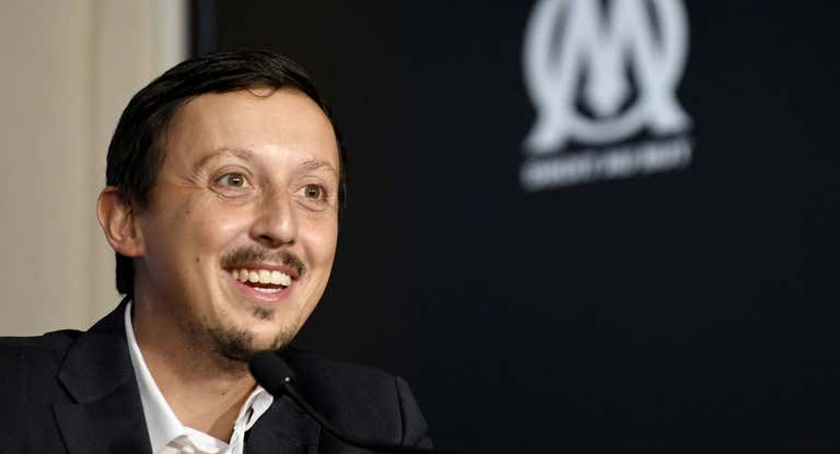 Pablo Longoria, presidente del Olympique de Marsella.