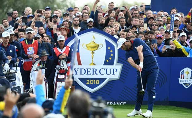 Rahm, en la Ryder de 2018.  EFE