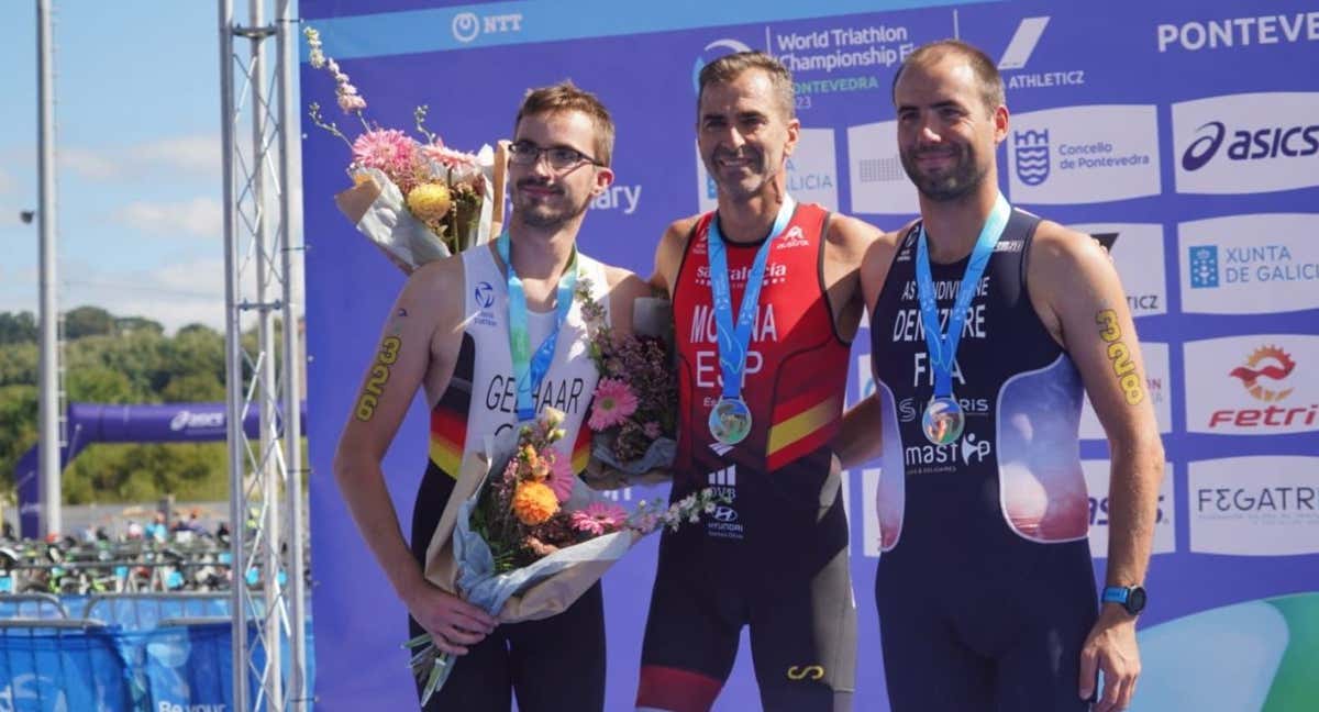 Dani Molina se proclama campeón del mundo de triatlón paralímpico. /CPE