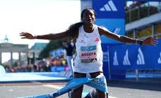 Tigist Assefa destroza el récord mundial en el maratón de Berlín