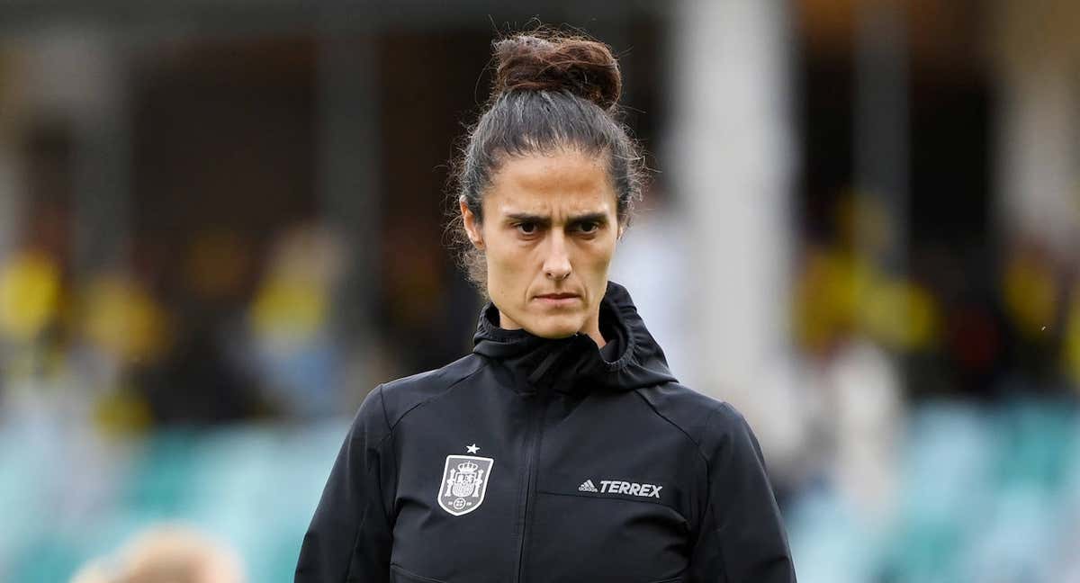 Montse Tomé durante el partido ante Suecia. /Getty