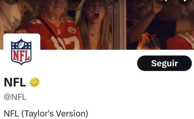 La NFL se entrega a Taylor Swift: más camisetas, más seguidores e incluso un cambio de perfil oficial