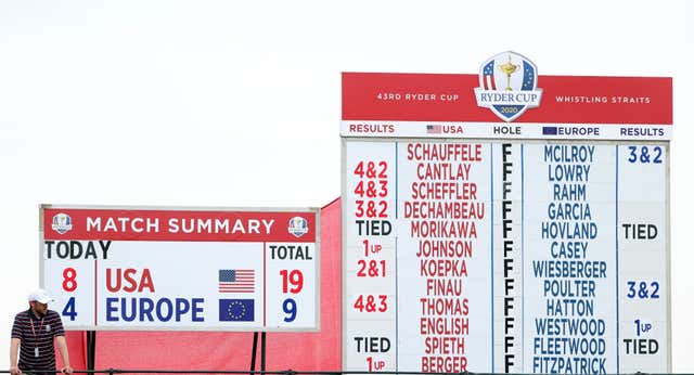 Las rarezas del marcador de la Ryder Cup: qué significa cuando ves 3&2, 9&7, Tied o 1UP