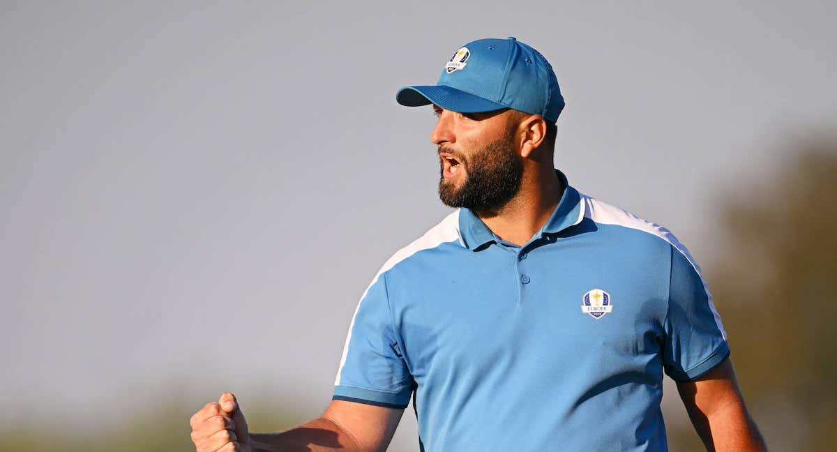 Jon Rahn, hoy, en la Ryder Cup. /@RyderCupEurope