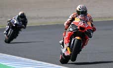 La caída número 20 complica el GP de Japón a Marc Márquez