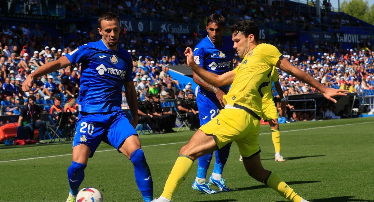 Getafe y Villarreal empataron a cero.
