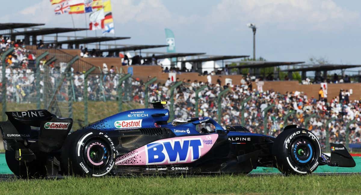 Pierre Gasly durante el último Gran Premio de Japón./Reuters