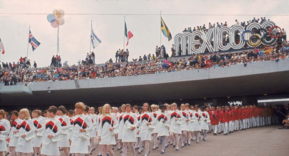 Gala inaugural de los JJOO de México 1968, la peor edición para España.
