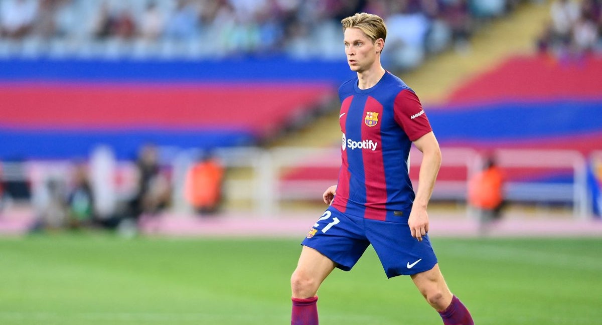 De Jong antes de la lesión.