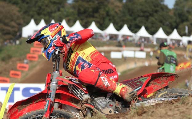 Jorge Prado, en acción en el Motocross of Nations 2023.  LastLap