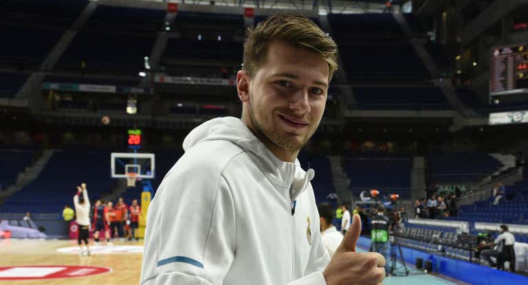 Luka Doncic en su etapa en el Real Madrid.