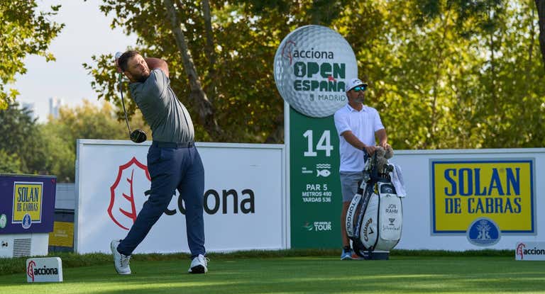 Jon Rahm, en el campo Villa de Madrid.