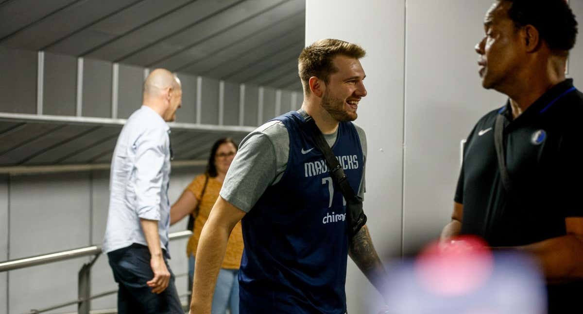 Luka Doncic, en su regreso al WiZink Center. /EFE