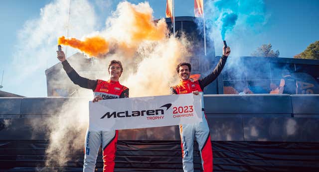 Gonzalo de Andrés y Tommy Pintos, campeones de Europa con McLaren