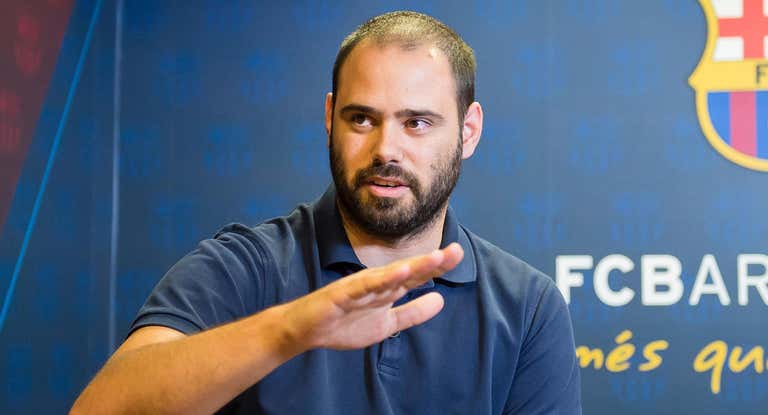 Markel Zubizarreta, en su etapa como director deportivo del Barça femenino.
