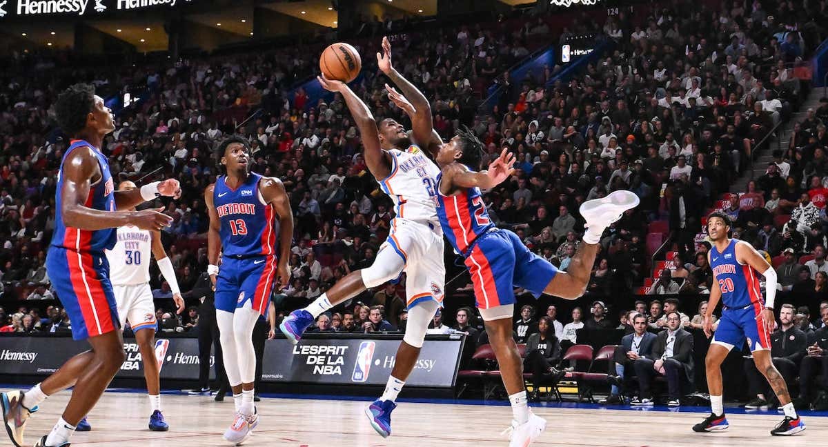El choque entre OKC y Denver Nuggets.