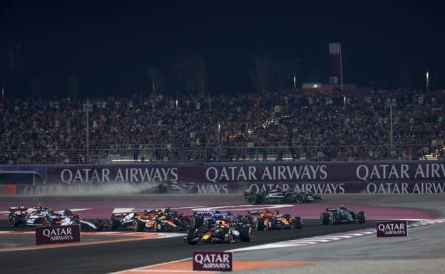 La salida del GP de Catar 2023 de F1.  EP