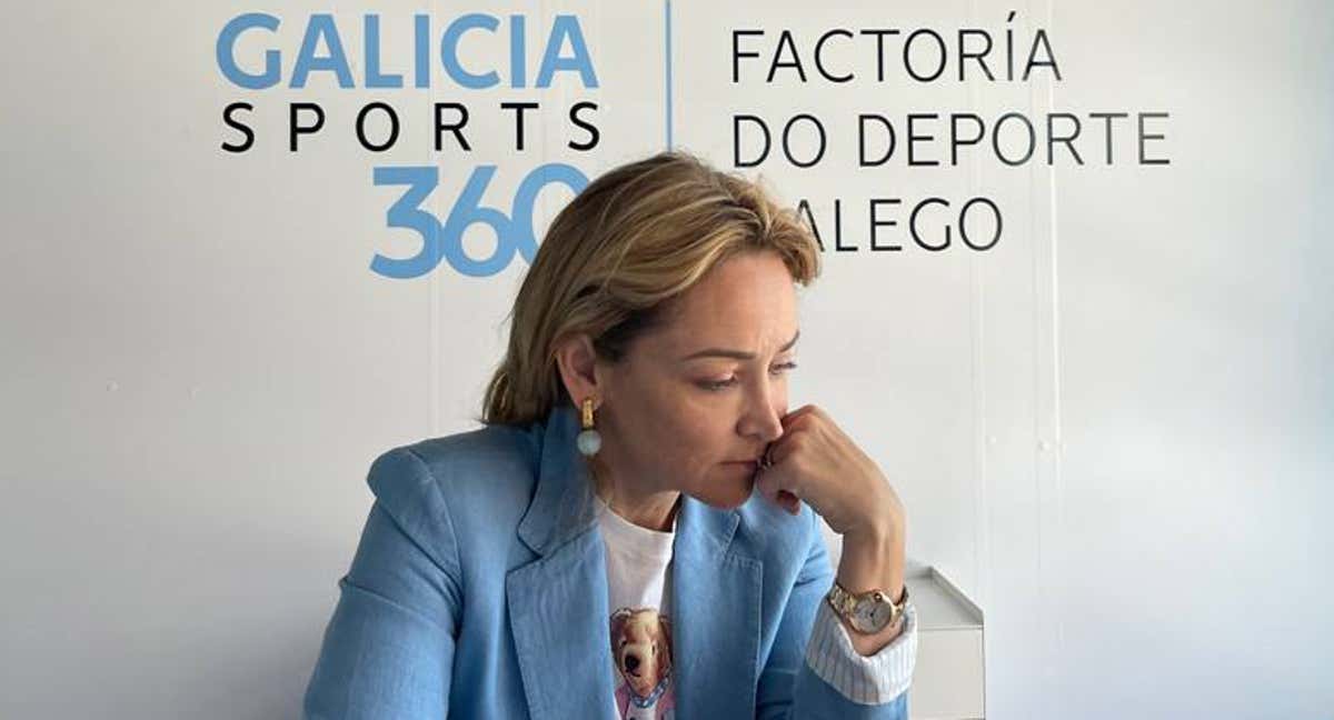 Marian Mouriño, en su despacho. /RC Celta