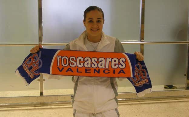 Becky Hammon, en su etapa como jugadora del Ros Casares. Efe