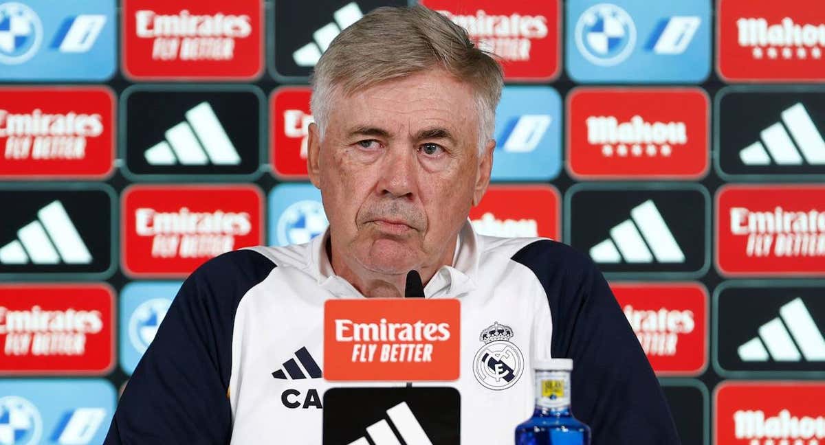 Ancelotti, conferencia de prensa./RealMadrid
