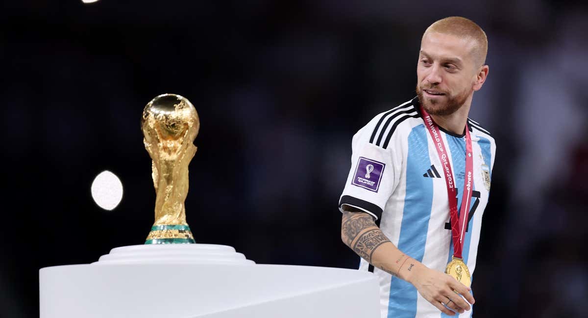 Papu Gómez, durante el Mundial de Qatar./GETTY