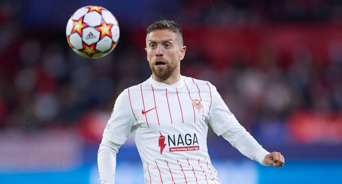 El futbolista argentino Papu Gómez, durante un partido con el Sevilla la pasada temporada.