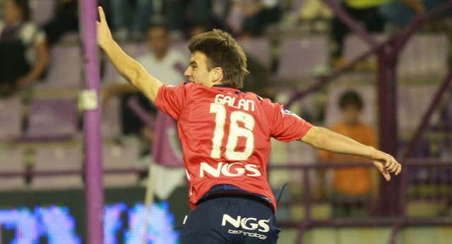Galán fue el debutante en marcar más rápido y aconseja a Guiu: “Todo te viene de golpe encima; que siga como si no hubiese entrado ese gol”