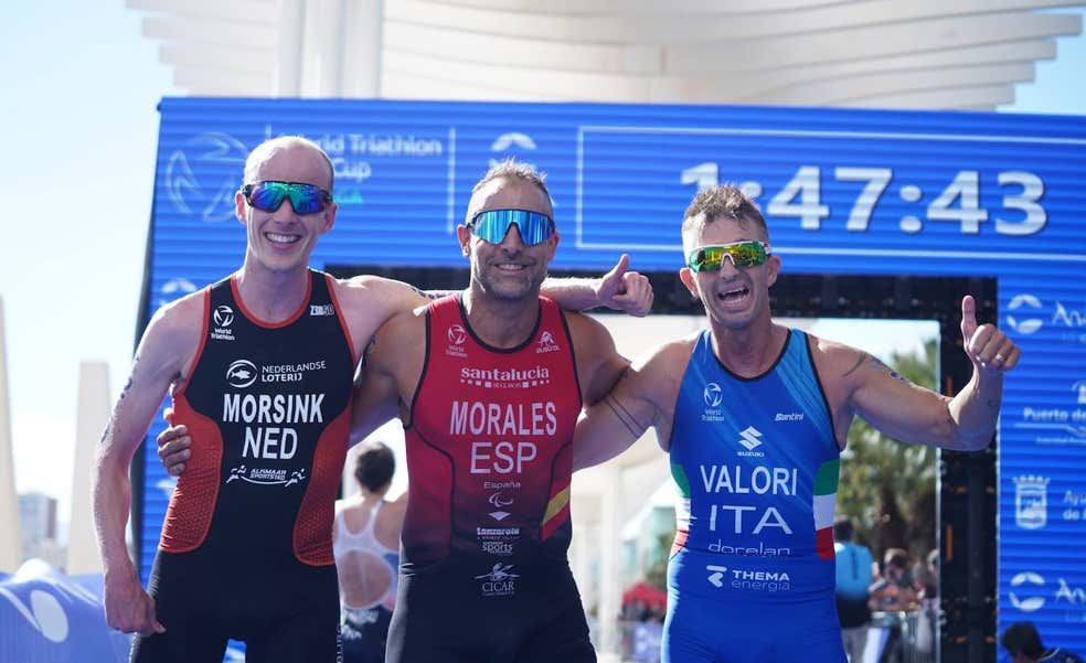 España se adjudica un botín de nueve medallas en la Copa del Mundo de Triatlón Paralímpico