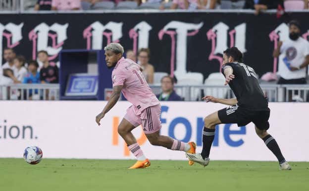 Josef Martínez durante un partido con Inter Miami.  EFE