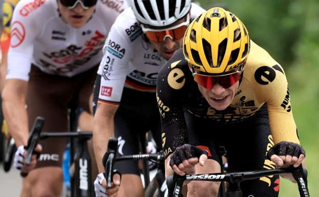 Vingegaard, durante el pasado Tour de Francia. EFE
