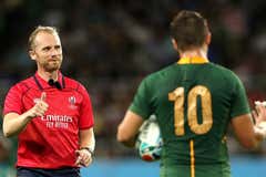 Wayne Barnes, colgar la 'toga' para arbitrar la final del Mundial