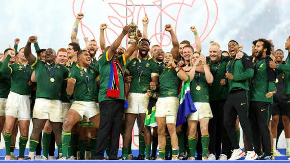 Sudáfrica campeona. /Photo by Julian Finney - World Rugby/World Rugby via Getty Images