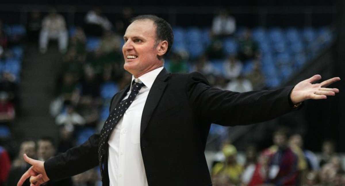 Dusko, entrenador del Baskonia. /AFP
