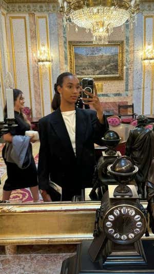 María Vicente, en el Congreso de los Diputados. INSTAGRAM