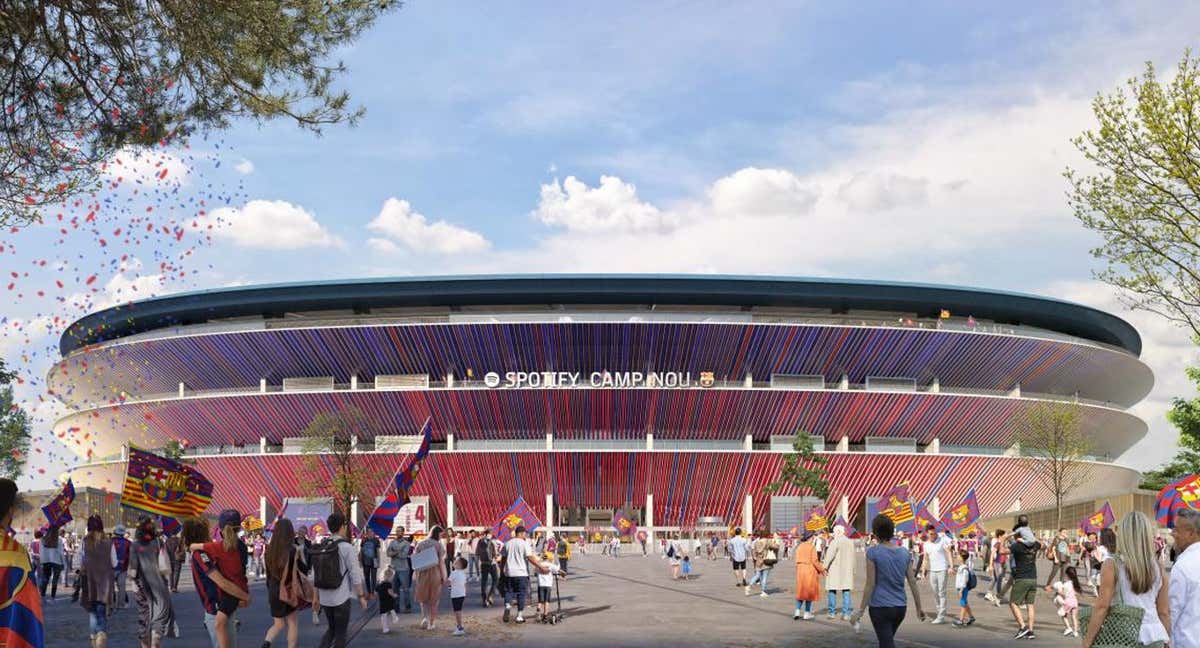 Imagen del proyecto del nuevo Spotify Camp Nou. /FCB