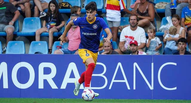 Julen Lobete, sobre su estreno goleador ante el Barça: «Marqué y quería ir a celebrarlo, pero íbamos perdiendo; fue una locura»