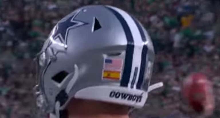 Jake Ferguson, tight end de los Dallas Cowboys.