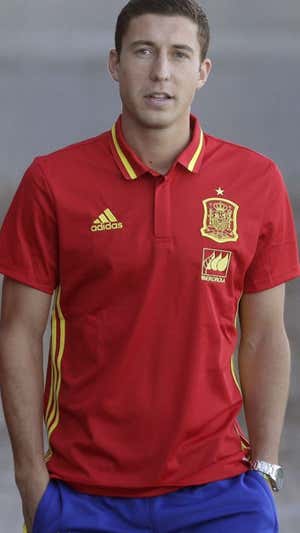 De Marcos, durante su convocatoria con la Selección en 2015. Archivo