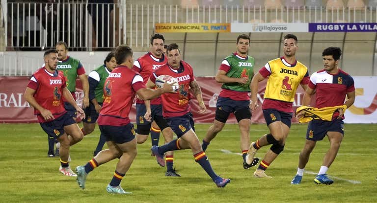 Leones en el team run.