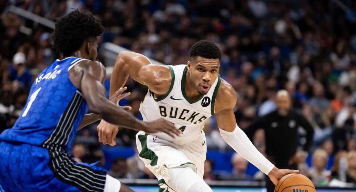 Antetokounmpo, durante el partido ante los Magic. /Reuters