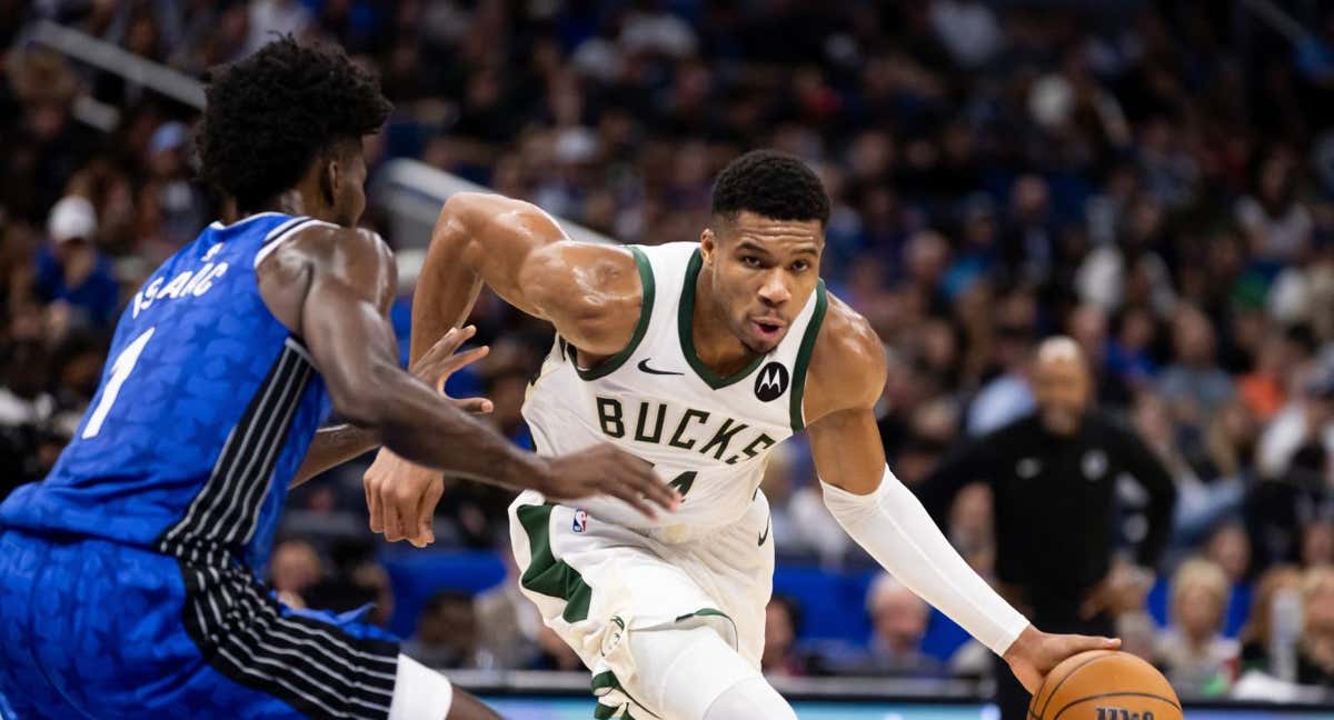 Antetokounmpo, durante el partido ante los Magic.