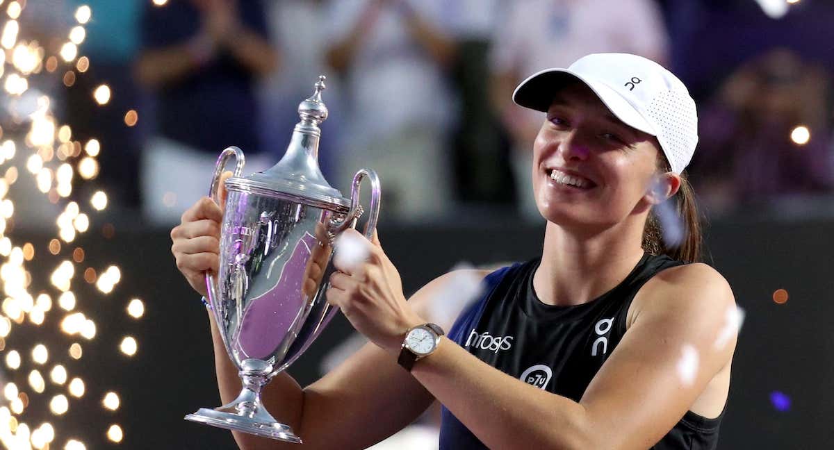 Iga Swiatek fue la ganadora de las WTA Finals 2023./REUTERS