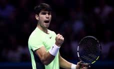 Alcaraz - Medvedev: resumen y resultado del partido de las ATP Finals 2023