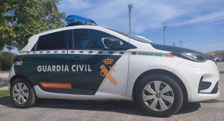 Foto de archivo de un coche de la Guardia Civil.